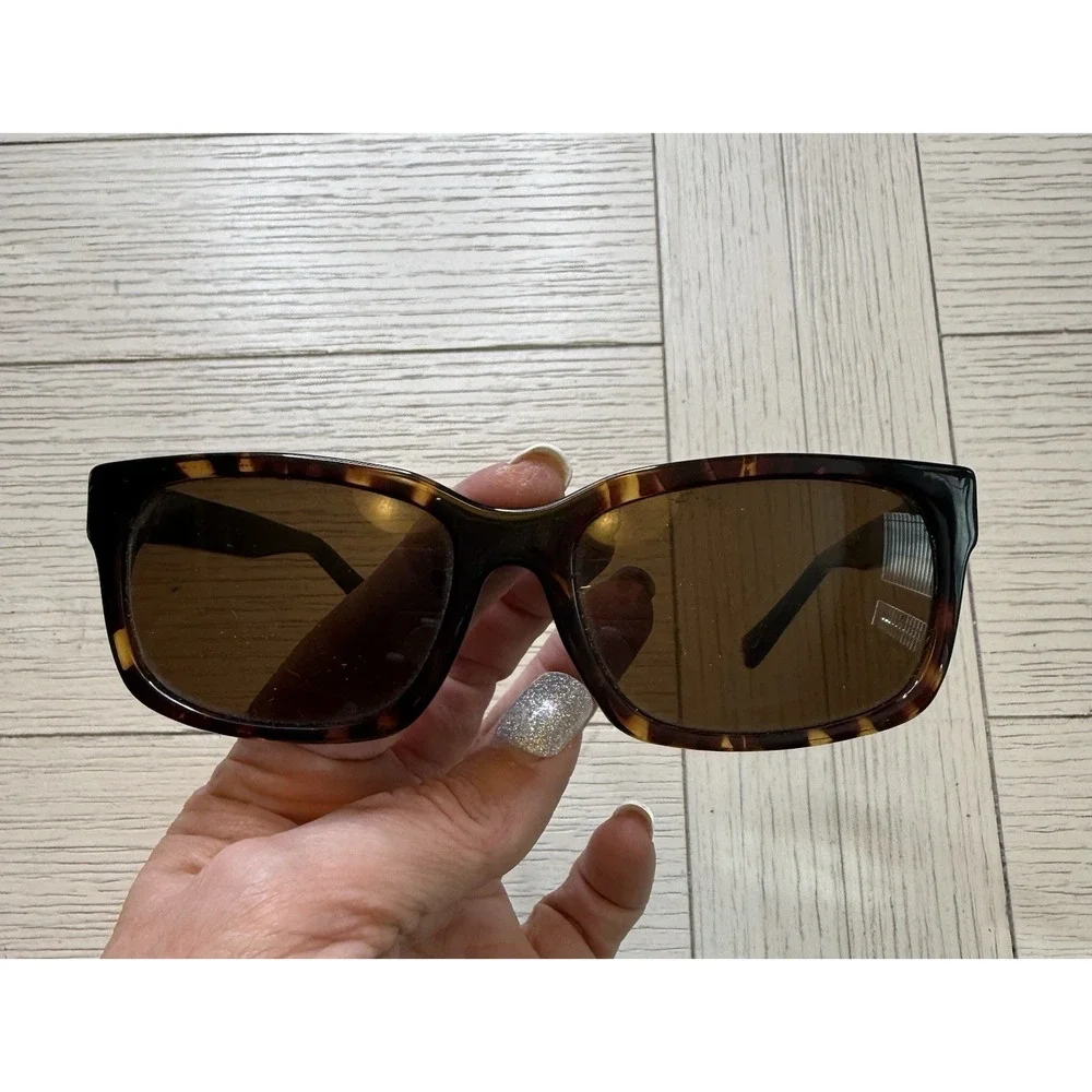 Cole Haan C7028 Full‎ Rim Rectangular Classic Tort Sunglasses. Unisex. Outdoor.